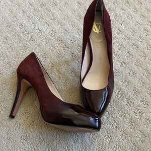 Vince Camuto Deep Burgundy Heels